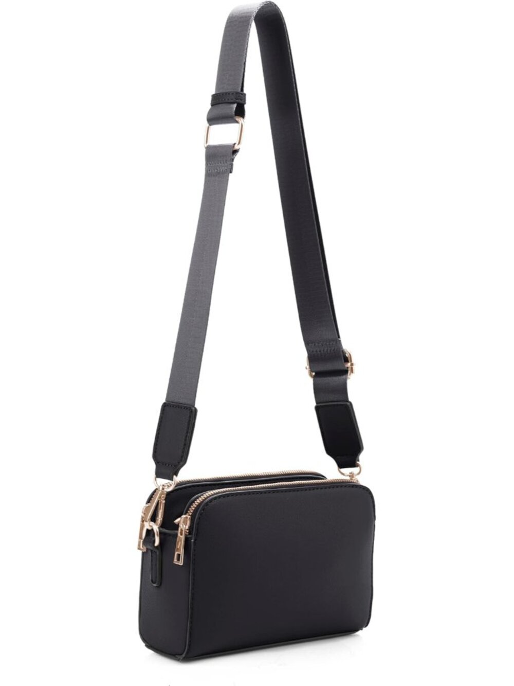 Crossbody Bags for Women Trendy Triple Zip Small Crossbody Camera Bag Purse with